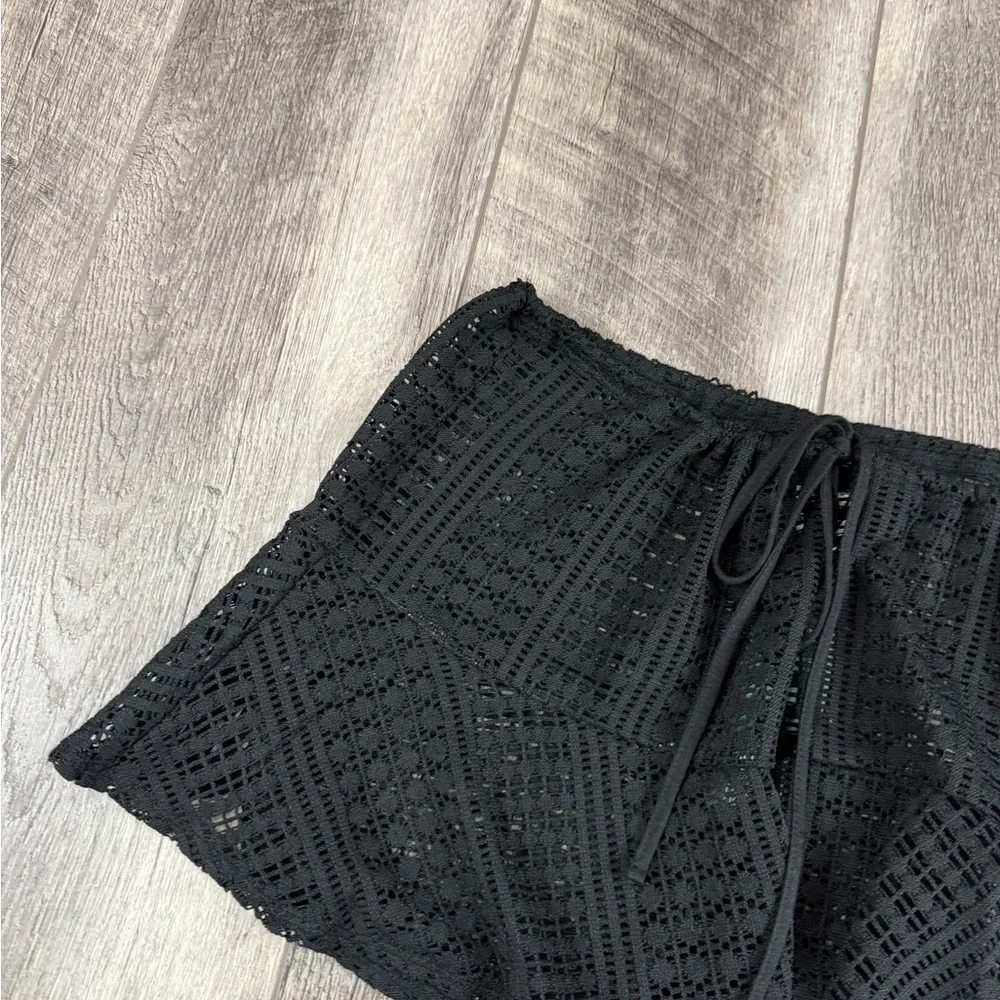 Wild Fable Black Crochet‎ Skirt